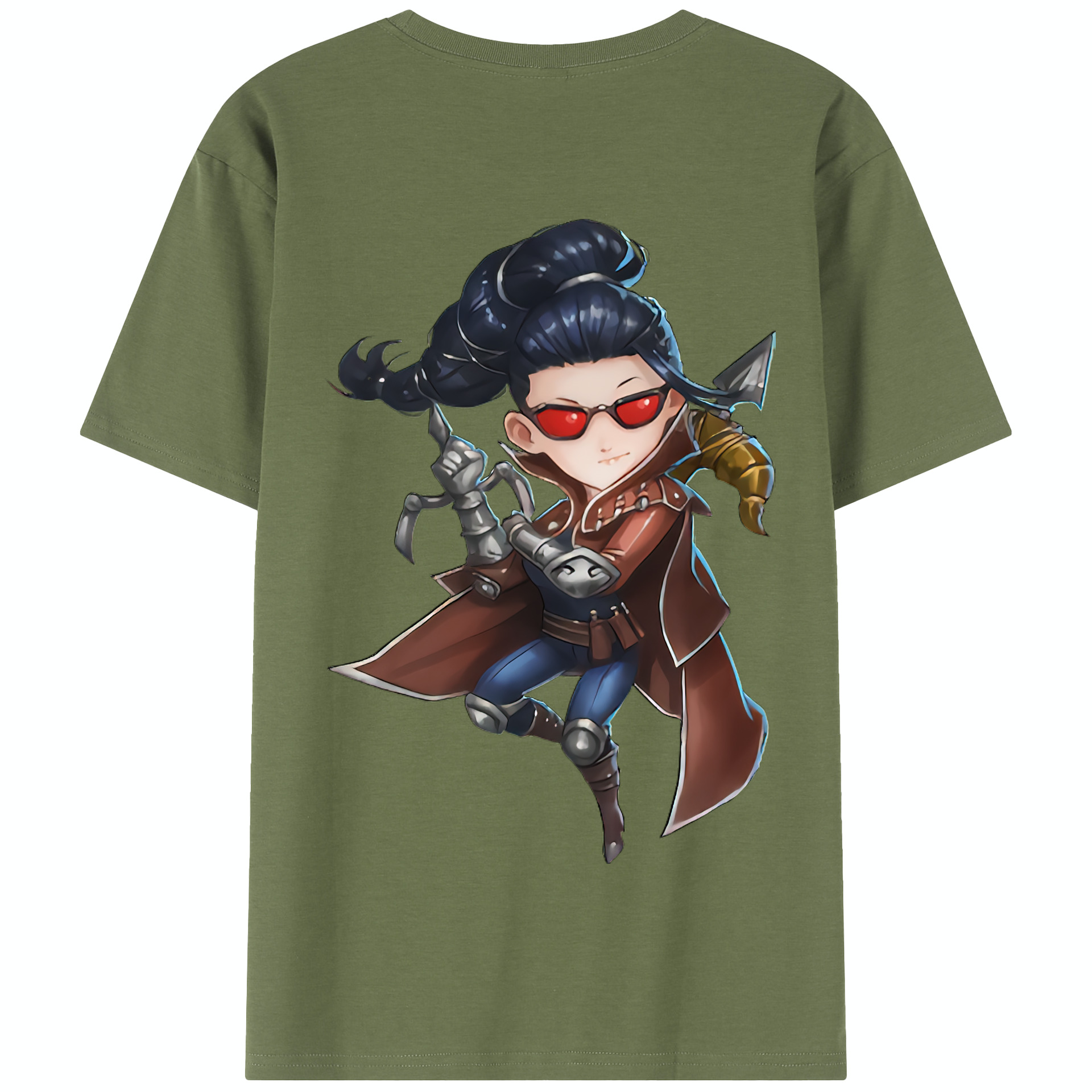 リーグ・オブ・レジェンド League of Legends LOL 綿100％半袖Tシャツ（背面プリント）